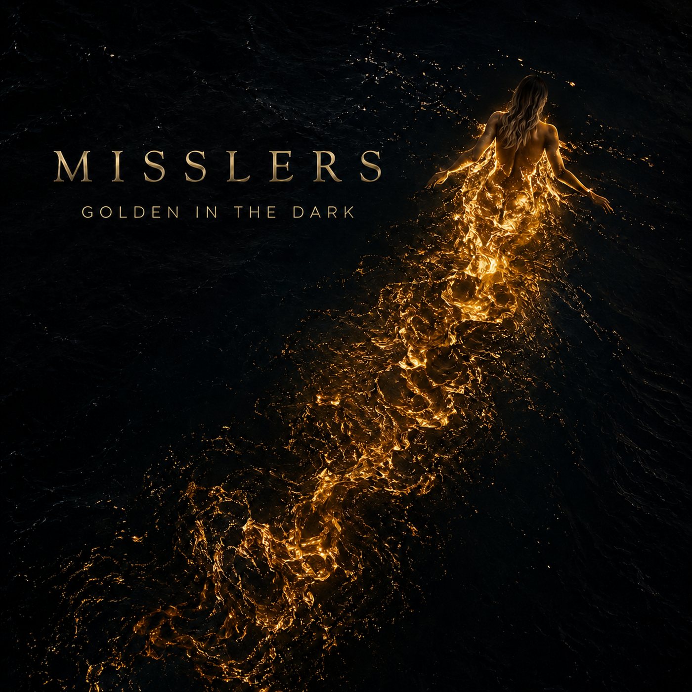 Golden in the Dark single artwork by MISSLERS